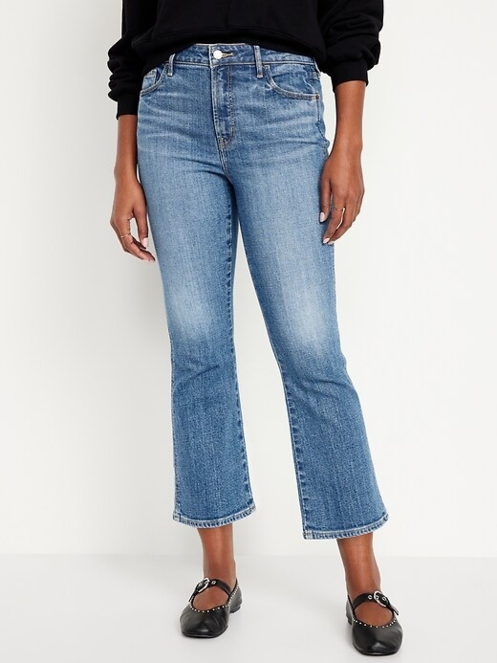 Oldnavy Crop Kick Flare Jeans Set/2